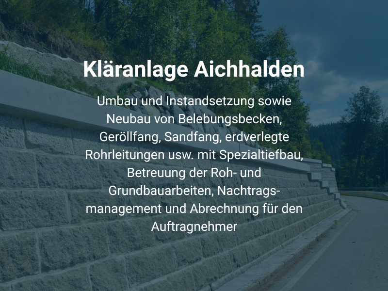 Referenz Kläranlage Aichhalden